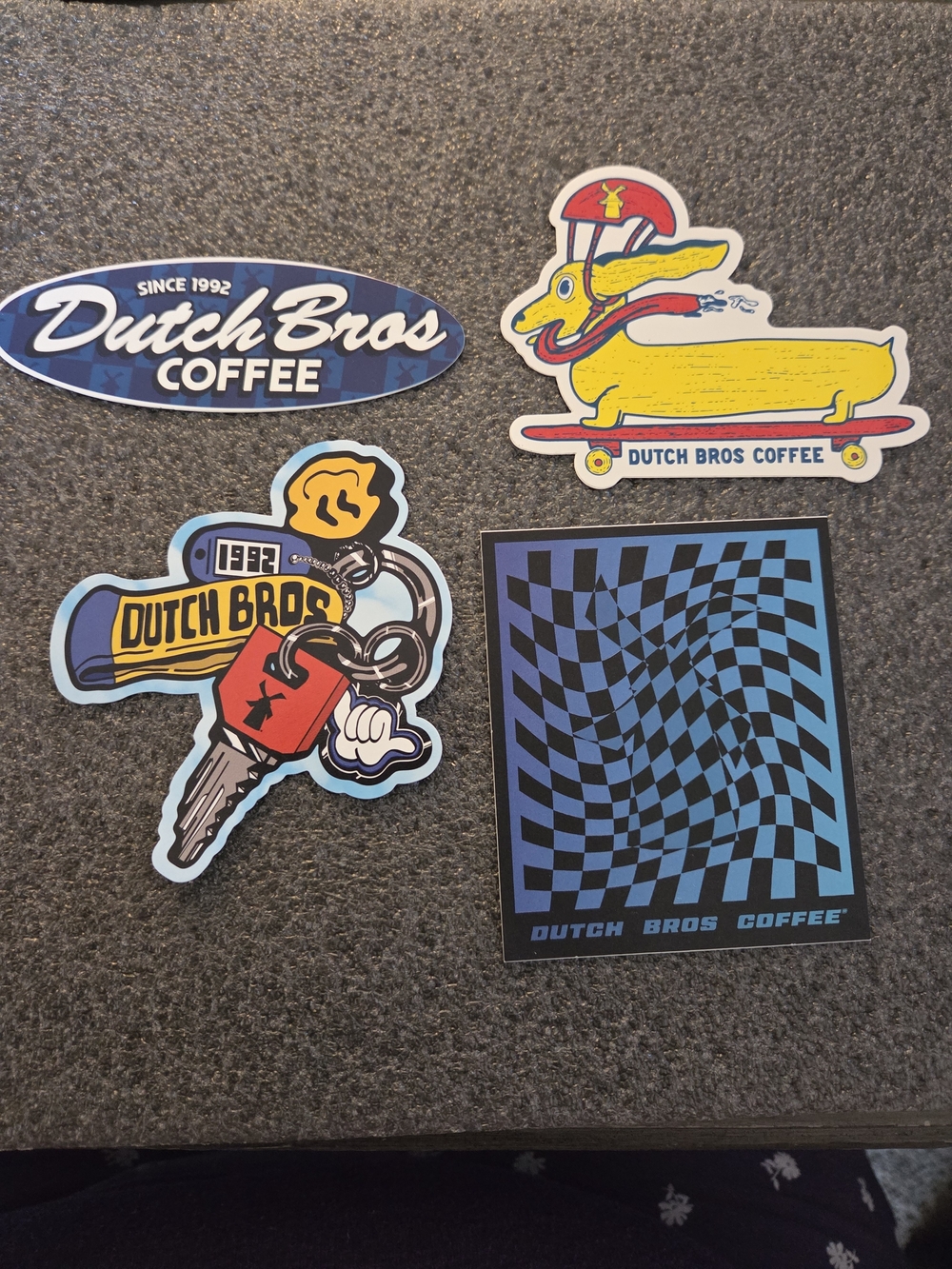 Dutch Bros Coffee Stickers - 4 Pack